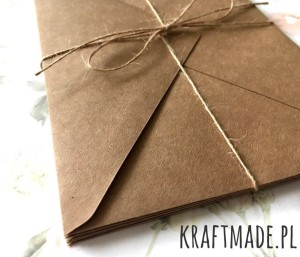 Koperty C6 ekologiczne KRAFT 5 szt 5 m sznurka jutowego 1 mm