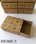 10 szt Pudełeczko 4x5x2 cm MATCHBOX jak na zapałki wysuwane EKO biżuterię mini malutkie KAWAII zwierzątka