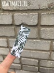 Naklejki papierowe LIŚCIE 2x6 cm 50 szt