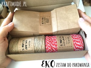 TOREBKI 50 szt ekologiczne ZESTAW do pakowania 70 m sznurek jutowy EKO 90 m bakers