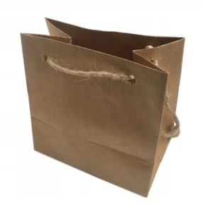 10 szt mini małe Torebki papierowe eko ekologiczna 10x10x6,5 cm